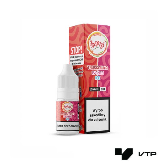 **Longfill Izi Pizi - Truskawka Lychee Ice 6ML -zdjęcie numer 1