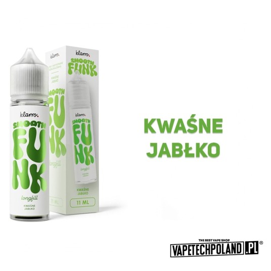*Longfill Klarro Smooth Funk - Kwaśne Jabłko 11ML -zdjęcie numer 2