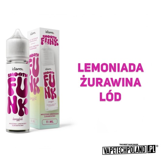 *Longfill Klarro Smooth Funk - Lemoniada Żurawina -zdjęcie numer 2