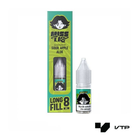 **LONGFILL Miss Liq - Sour Apple Aloe 8ML -zdjęcie numer 1