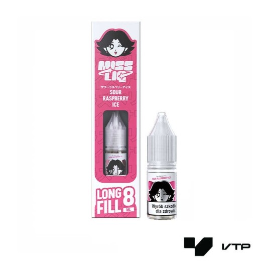 **LONGFILL Miss Liq - Sour Raspberry Ice 8ML -zdjęcie numer 1