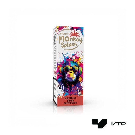 **Longfill MONKEY SPLASH - MIX JABLKO GUAWA BRZOSK -zdjęcie numer 1