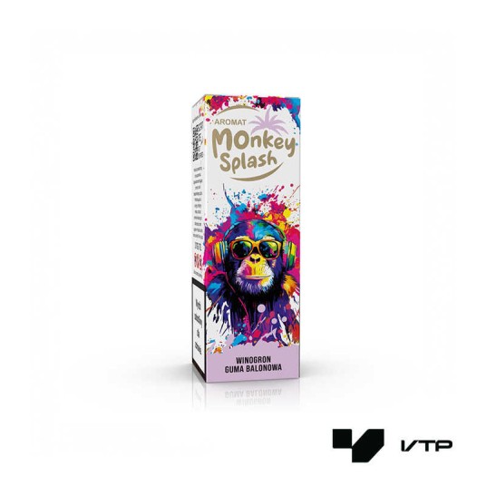 **Longfill MONKEY SPLASH - WINOGRONO GUMA BALONOWA -zdjęcie numer 1