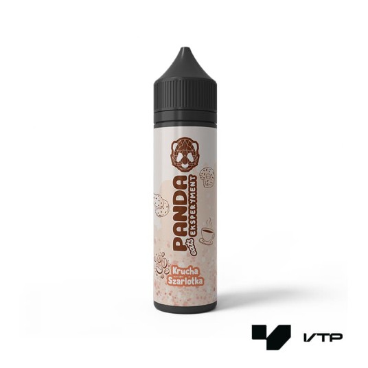 Longfill Panda Eksperyment - Krucha Szarlotka 10ML -zdjęcie numer 1