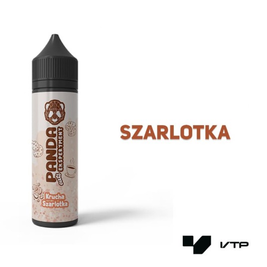 Longfill Panda Eksperyment - Krucha Szarlotka 10ML -zdjęcie numer 2