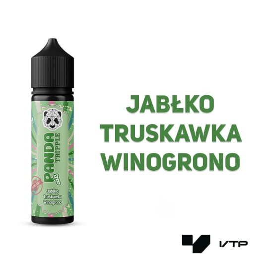 *Longfill Panda Tripple - Jabłko Truskawka Winogro -zdjęcie numer 2