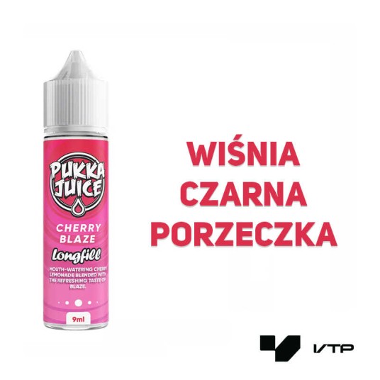 *Longfill PUKKA JUICE - CHERRY BLAZE 9ml -zdjęcie numer 2