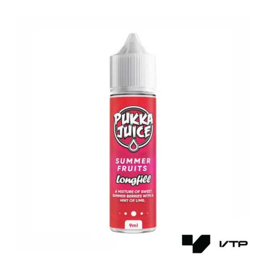 *Longfill PUKKA JUICE - SUMMER FRUITS 9ml -zdjęcie numer 1