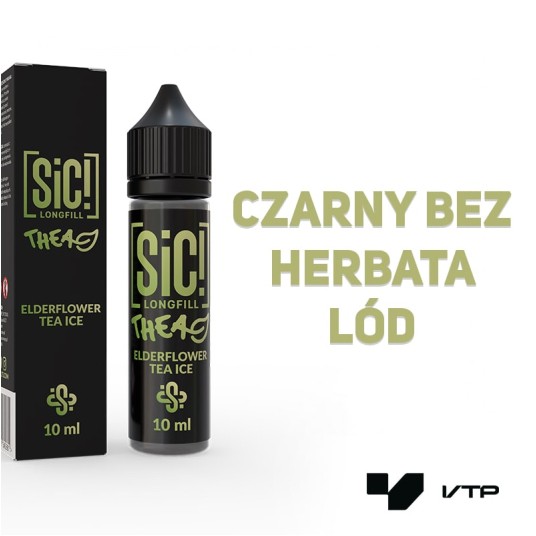 *Longfill SIC! - Elderflower Tea Ice 10ML -zdjęcie numer 2