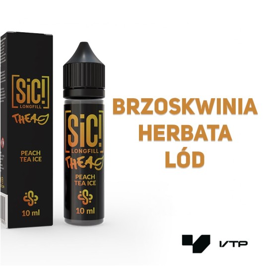 *Longfill SIC! - Peach Tea Ice 10ML -zdjęcie numer 2
