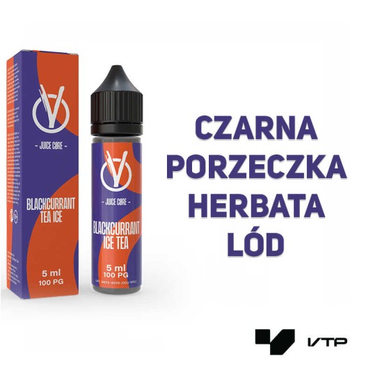 *LONGFILL VJUICE CORE - BLACKCURRANT ICE TEA 5ML -zdjęcie numer 2