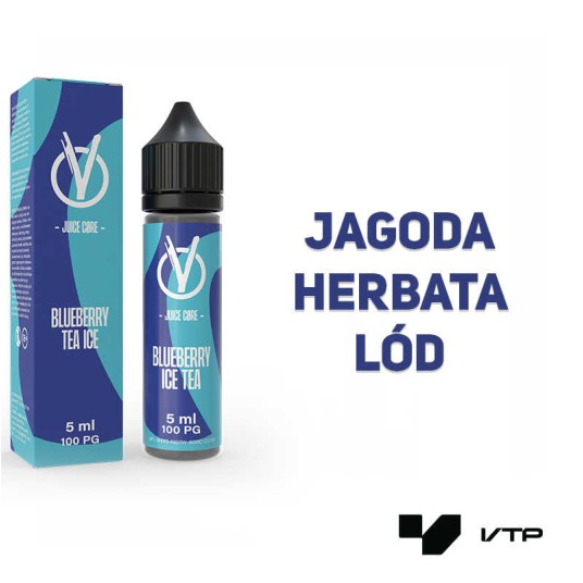 *LONGFILL VJUICE CORE - BLUEBERRY ICE TEA 5ML -zdjęcie numer 2