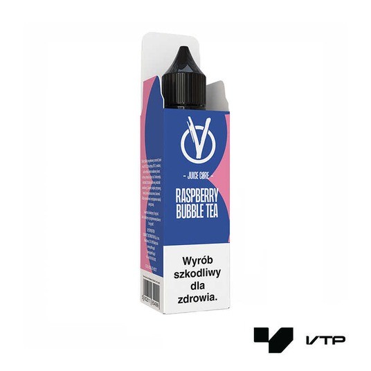 **LONGFILL VJUICE CORE - RASPBERRY BUBBLE TEA 5ML -zdjęcie numer 1