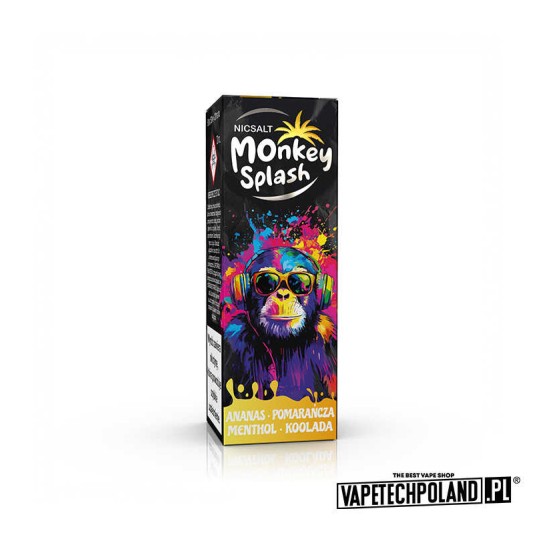 *MONKEY SPLASH - Ananas Pomarańcza Menthol Koolad -zdjęcie numer 1