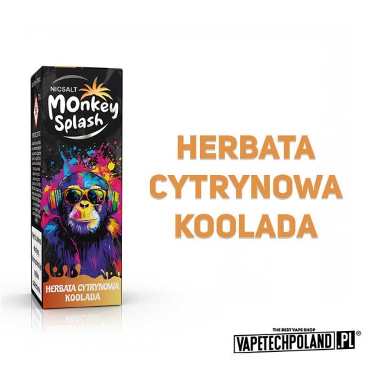 **MONKEY SPLASH - Herbata cytryn Kool 20MG 10ML -zdjęcie numer 2