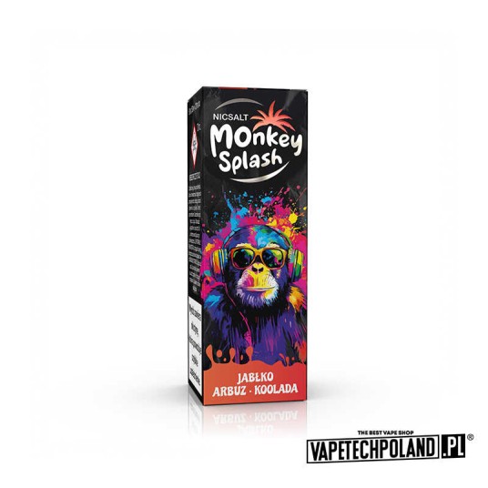 *MONKEY SPLASH - Jabłko Arbuz Koolada 20MG 10ML -zdjęcie numer 1