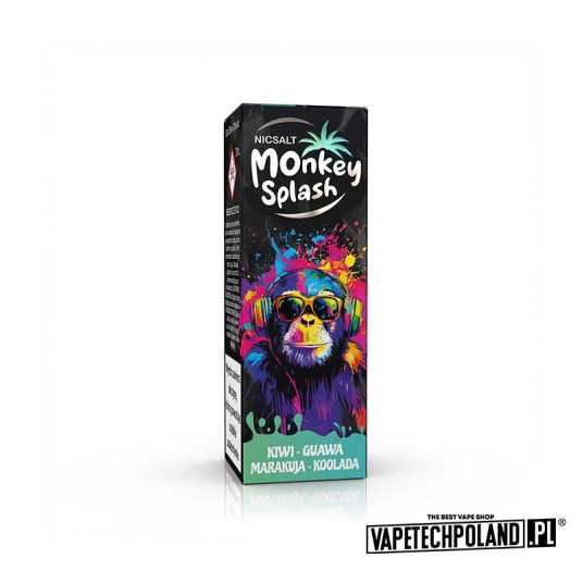 *MONKEY SPLASH - Kiwi Guawa Marakuja Koolada 20MG -zdjęcie numer 1