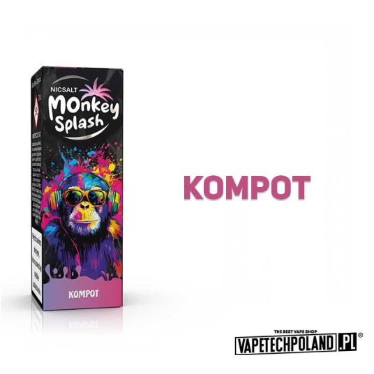 *MONKEY SPLASH - Kompot 20MG 10ML -zdjęcie numer 2