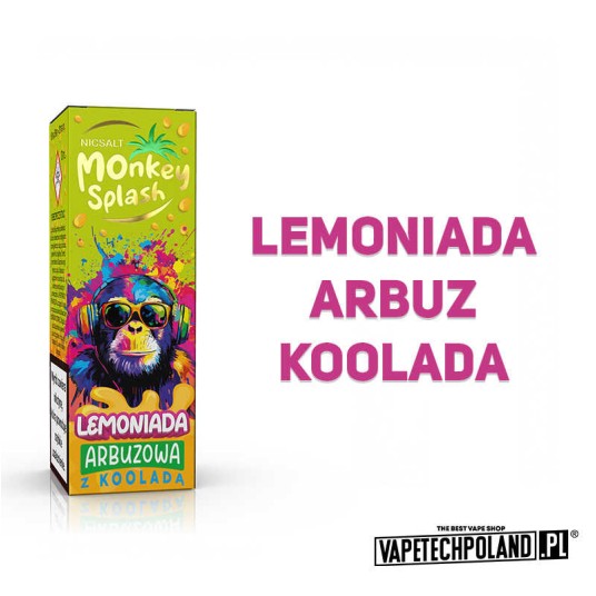 *MONKEY SPLASH - Lemoniada arbuzowa Koolada 20MG -zdjęcie numer 2