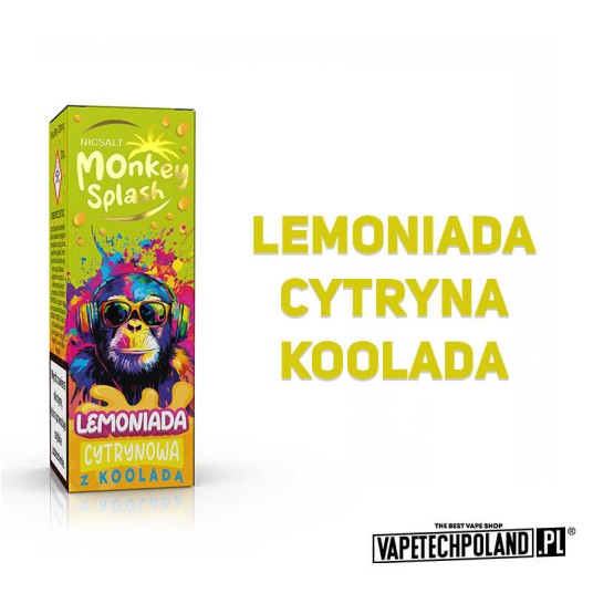 *MONKEY SPLASH - Lemoniada cytrynowa Koolada 20MG -zdjęcie numer 2