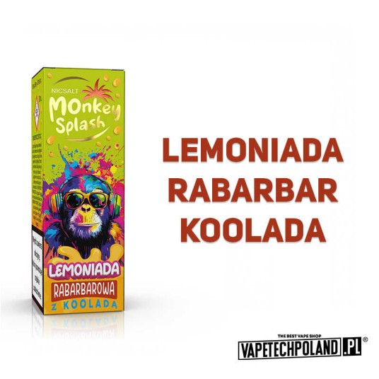 **MONKEY SPLASH - Lemoniada rabarbarowa Kool 20 -zdjęcie numer 2
