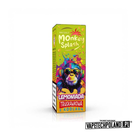 **MONKEY SPLASH - Lemoniada truskawkowa Kool 20MG -zdjęcie numer 1