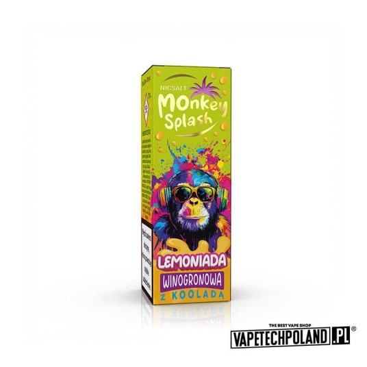 **MONKEY SPLASH - Lemoniada winogronowa Kool 20 -zdjęcie numer 1
