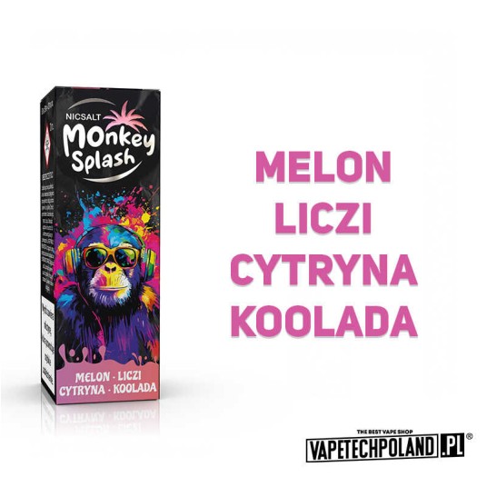 *MONKEY SPLASH - Melon liczi cytryna Koolada 20MG -zdjęcie numer 2