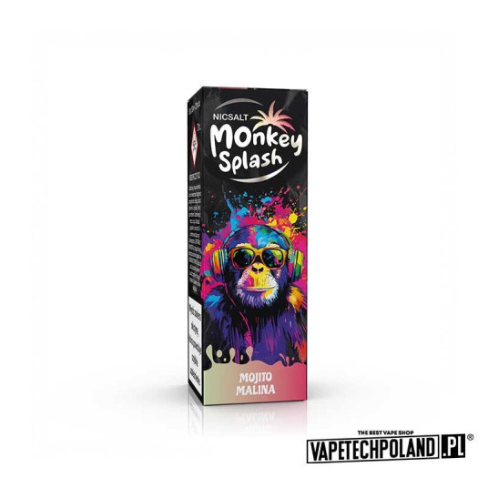 **MONKEY SPLASH - Mojito Malina 20MG 10ML -zdjęcie numer 1