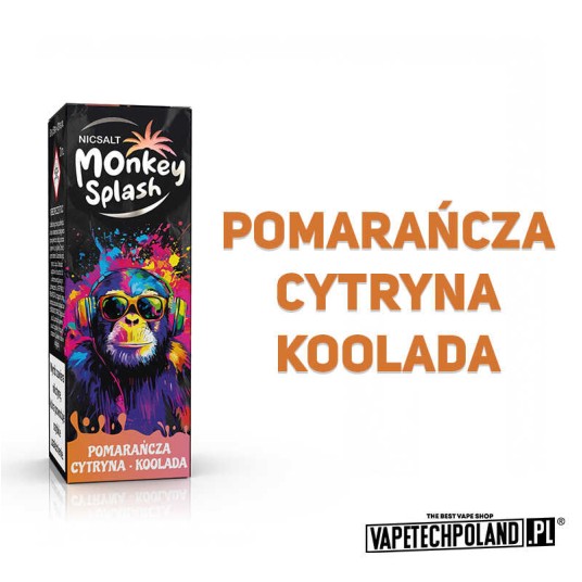 *MONKEY SPLASH - Pomarancza cytryna Koolada 20MG -zdjęcie numer 2