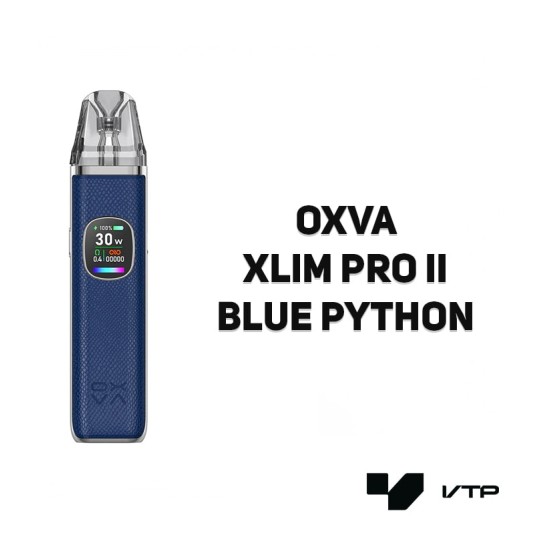 OXVA Xlim Pro II Kit - Blue Python -zdjęcie numer 2