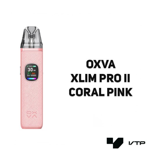 OXVA Xlim Pro II Kit - Coral Pink -zdjęcie numer 2