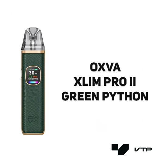 OXVA Xlim Pro II Kit - Green Python -zdjęcie numer 2