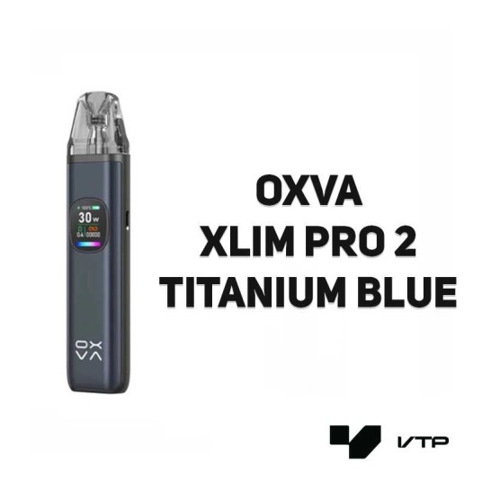 *OXVA Xlim Pro II Kit - Titanium Blue -zdjęcie numer 2