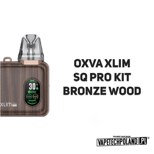 OXVA Xlim SQ Pro - Bronze Wood -zdjęcie numer 2