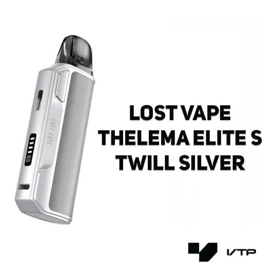 *Pod Lost Vape Thelema Elite S - Twill Silver -zdjęcie numer 2
