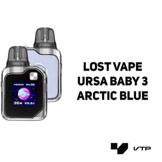 Pod Lost Vape Ursa Baby 3 - Arctic Blue -zdjęcie numer 2