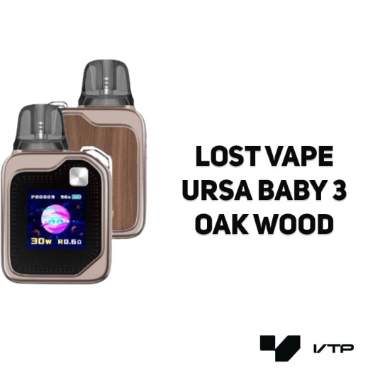 Pod Lost Vape Ursa Baby 3 - Oak Wood -zdjęcie numer 2