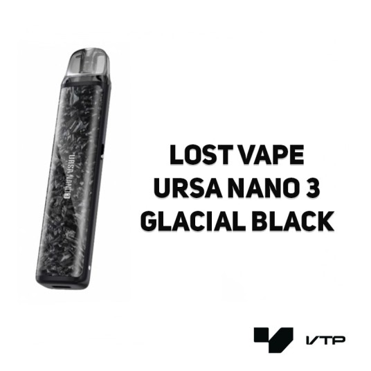 Pod Lost Vape Ursa Nano 3 - Glacial Black -zdjęcie numer 2