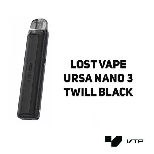 Pod Lost Vape Ursa Nano 3 - Twill Black -zdjęcie numer 2