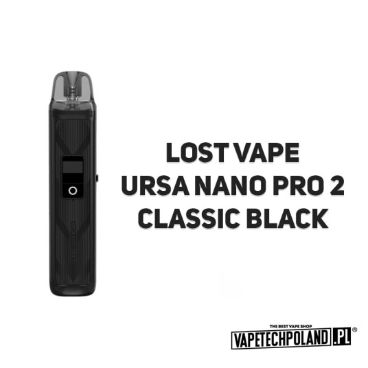 Pod Lost Vape Ursa Nano Pro II - Classic Black -zdjęcie numer 2