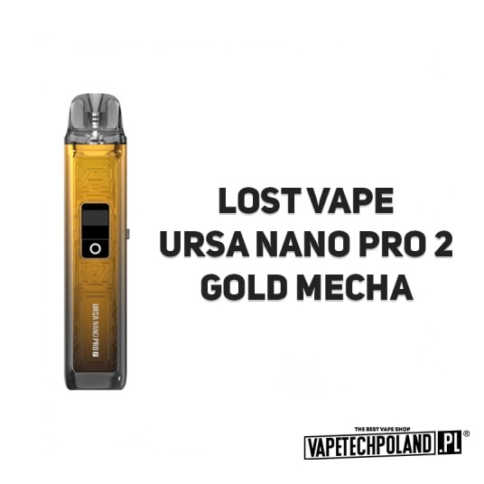 Pod Lost Vape Ursa Nano Pro II - Gold Mecha -zdjęcie numer 2