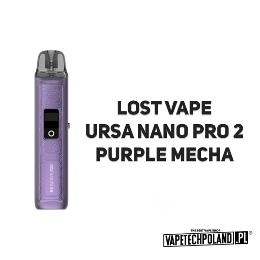 Pod Lost Vape Ursa Nano Pro II - Purple Mecha -zdjęcie numer 2