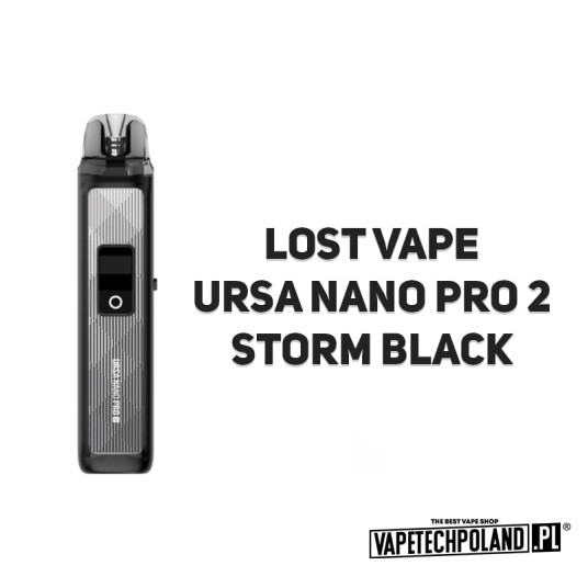 Pod Lost Vape Ursa Nano Pro II - Storm Black -zdjęcie numer 2