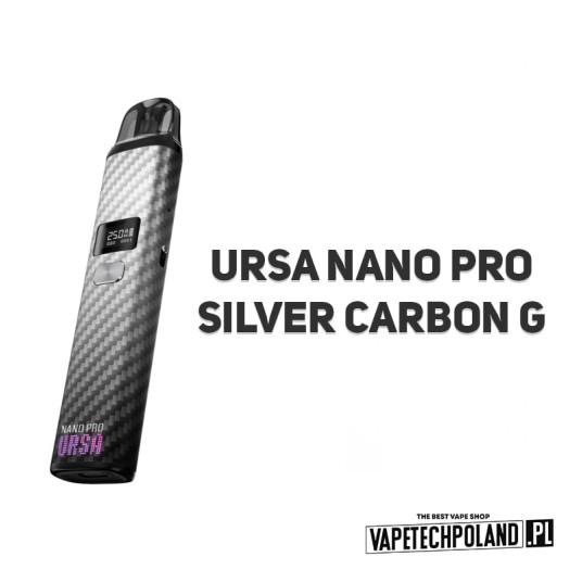 Pod Lost Vape Ursa Nano Pro - Silver Carbon G -zdjęcie numer 2