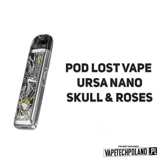 Pod Lost Vape Ursa Nano - Skull & Roses -zdjęcie numer 2