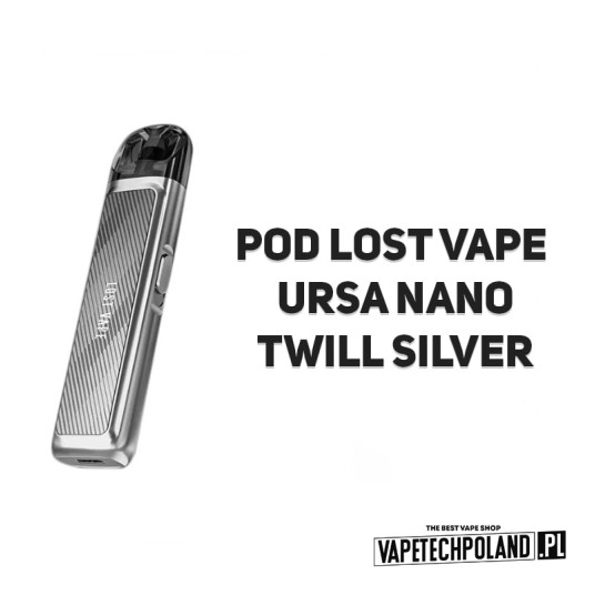 Pod Lost Vape Ursa Nano - Twill Silver -zdjęcie numer 2