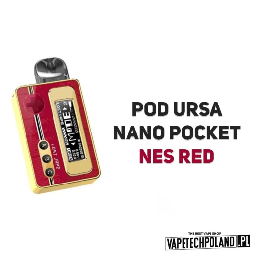 Pod Lost Vape Ursa Pocket - Nes Red -zdjęcie numer 2