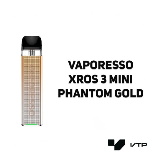 POD Vaporesso Xros 3 Mini - Phantom Gold -zdjęcie numer 2