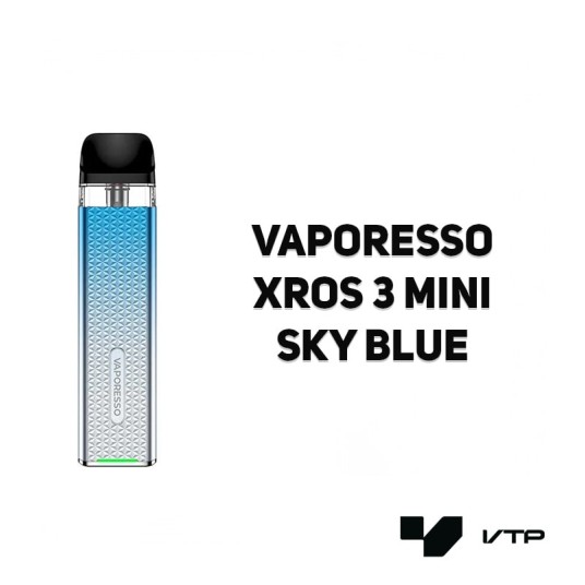 POD Vaporesso Xros 3 Mini - Sky Blue -zdjęcie numer 2